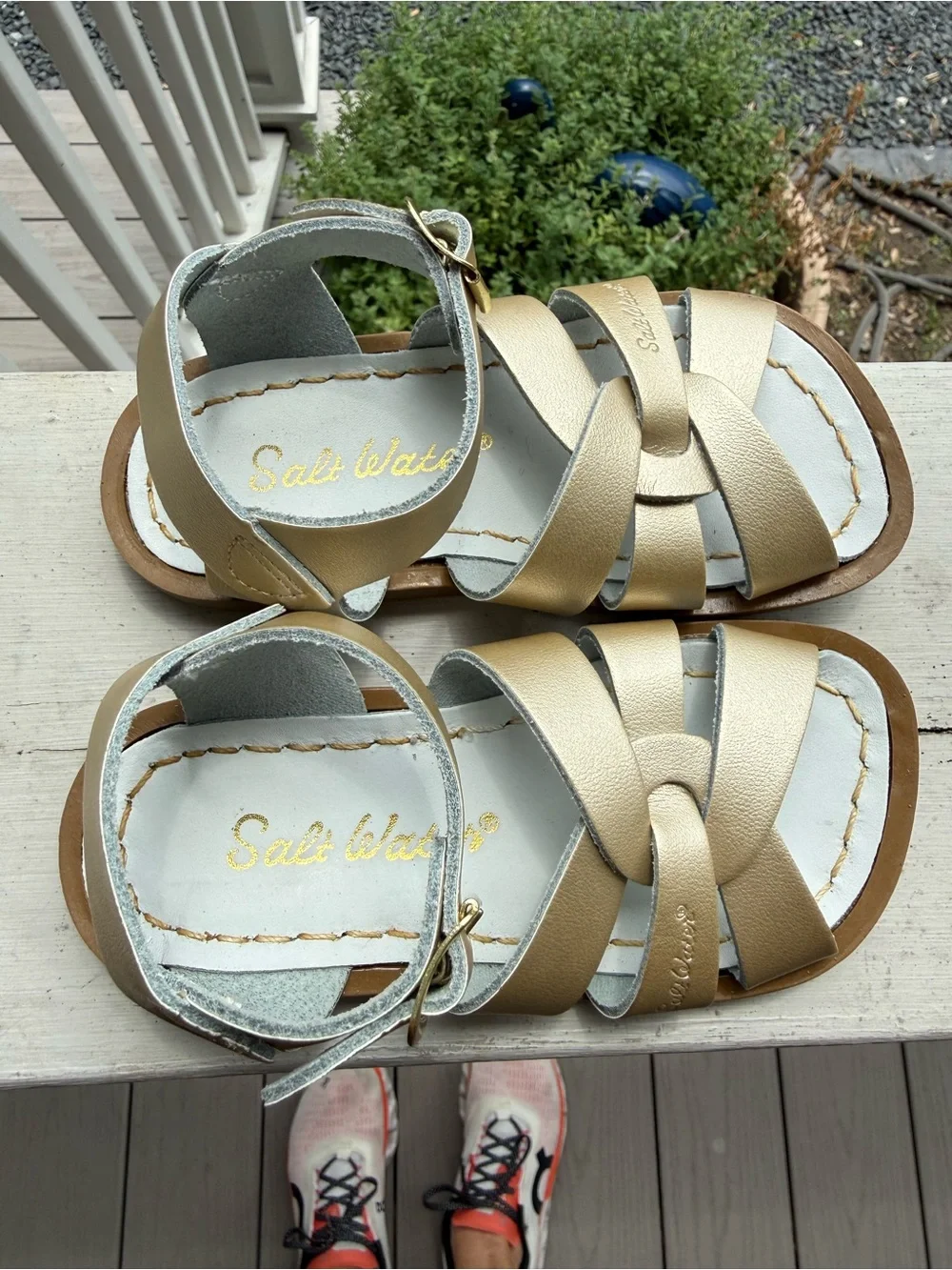 Saltwater “Original “ Sandal by Hoy in Little Girl’s Size 7  NWT